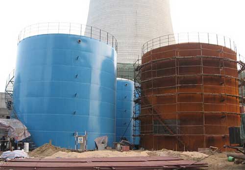 電廠水箱防腐(圖1) 電廠水箱防腐