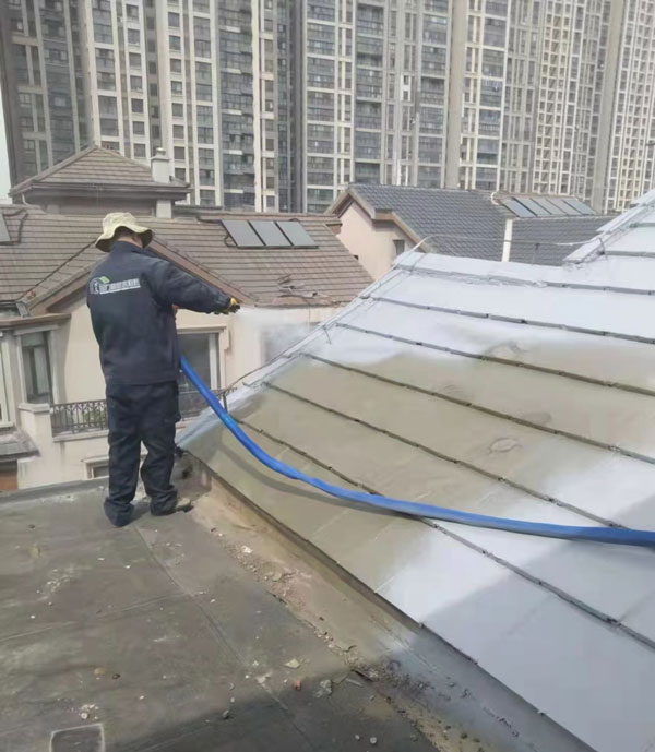 防水涂料噴涂機(圖3) 防水涂料噴涂案例