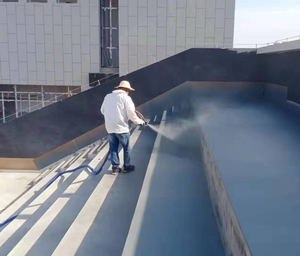 涂料霧化噴涂機(jī)(圖2) 保溫涂料案例