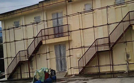 外墻隔熱保溫涂料噴涂機 JNJX-IIIH高壓噴涂機(圖2) 外墻隔熱保溫涂料案例